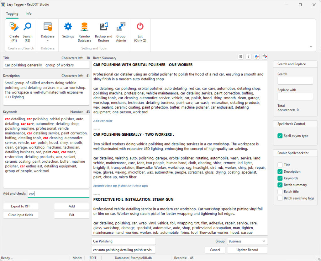 Stock Photography Metadata Management with AI Media Tagging Software